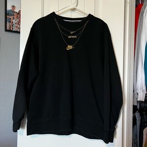 Nike black crewneck